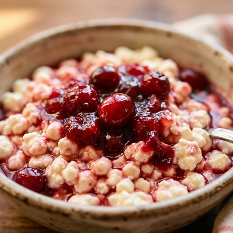 High Protein Cranberry Sauce Cottage Cheese Thanksgiving Healthy