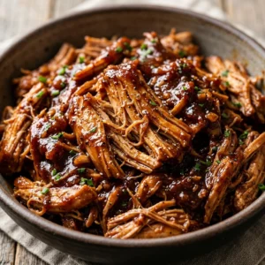 High Protein Crockpot BBQ Pulled Chicken That Feeds A Crowd