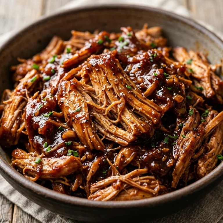 High Protein Crockpot BBQ Pulled Chicken That Feeds A Crowd