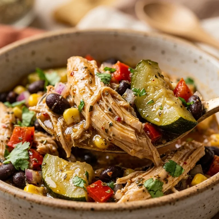High Protein Crockpot Chicken And Zucchini Bowls Under $20 Feeds 8