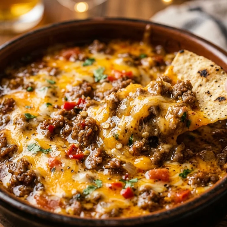 High Protein Crockpot Queso Dip With Ground Beef Game Day Under $20 Feeds A Crowd