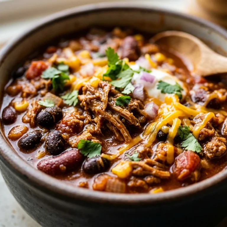 High Protein Crockpot Turkey Chili Meal Prep For Week