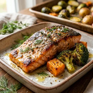 High Protein Dinner Sheet Pan 30g+ Easy Family Macro Friendly