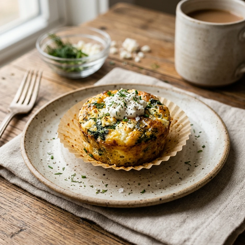 High Protein Egg Bites With Feta Copycat Air Fryer Cottage Cheese