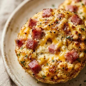 High Protein Egg Bites With Ham Copycat Air Fryer Cottage Cheese