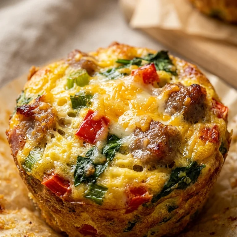 High Protein Egg Muffins - 18g Freezer Friendly