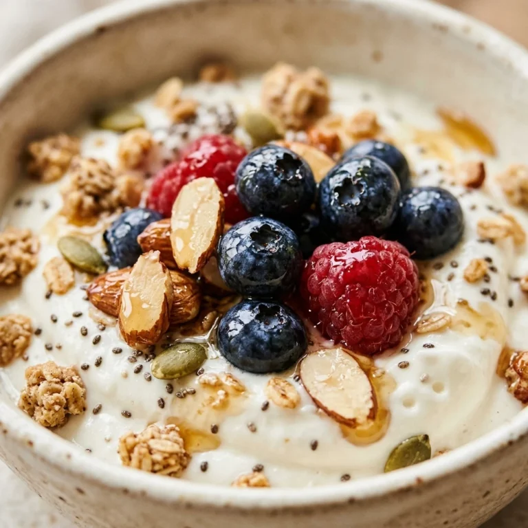 High Protein Greek Yogurt Meal 30g+ Easy Macro Friendly Muscle Gain