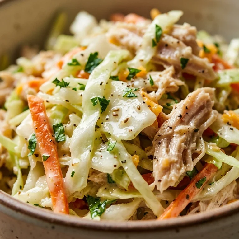High Protein KFC Copycat Coleslaw Loaded Salad