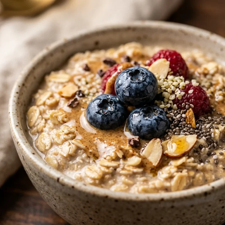 High Protein Overnight Oats Easy Breakfast Bowl 20g+ Meal Prep