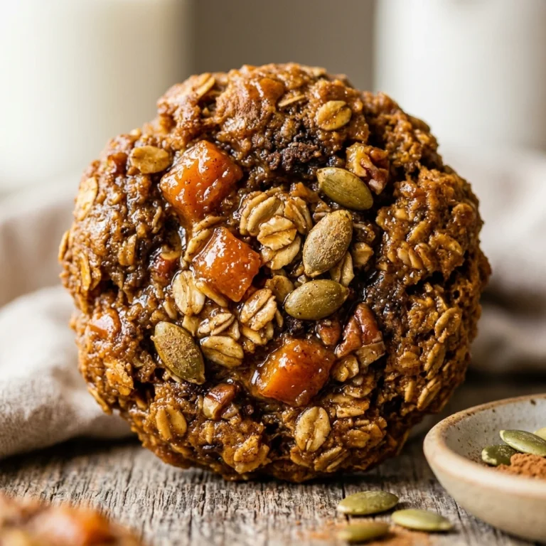 High Protein Pumpkin Spice Breakfast Cookies No Sugar