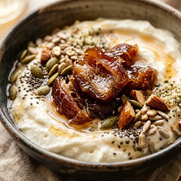 High Protein Ramadan Suhoor Bowl With Greek Yogurt And Dates