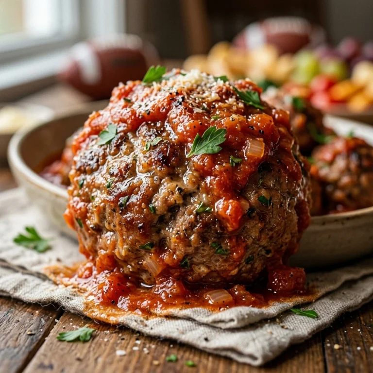 High Protein Slow Cooker Meatballs With Marinara Game Day