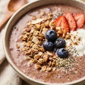 High Protein Smoothie Breakfast 20g+ Thick Creamy Easy Homemade