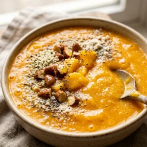 High Protein Smoothie Mango 20g+ Thick Creamy Easy Breakfast Homemade
