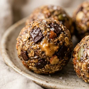 High Protein Snack Balls 30g+ Easy No Powder Macro Friendly