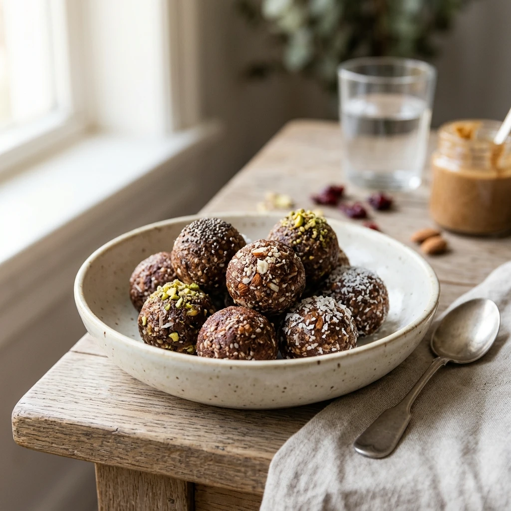High Protein Snack Balls 30g+ Easy No Powder Macro Friendly