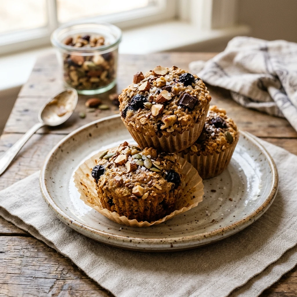 High Protein Snack Muffins 30g+ Easy No Powder Macro Friendly