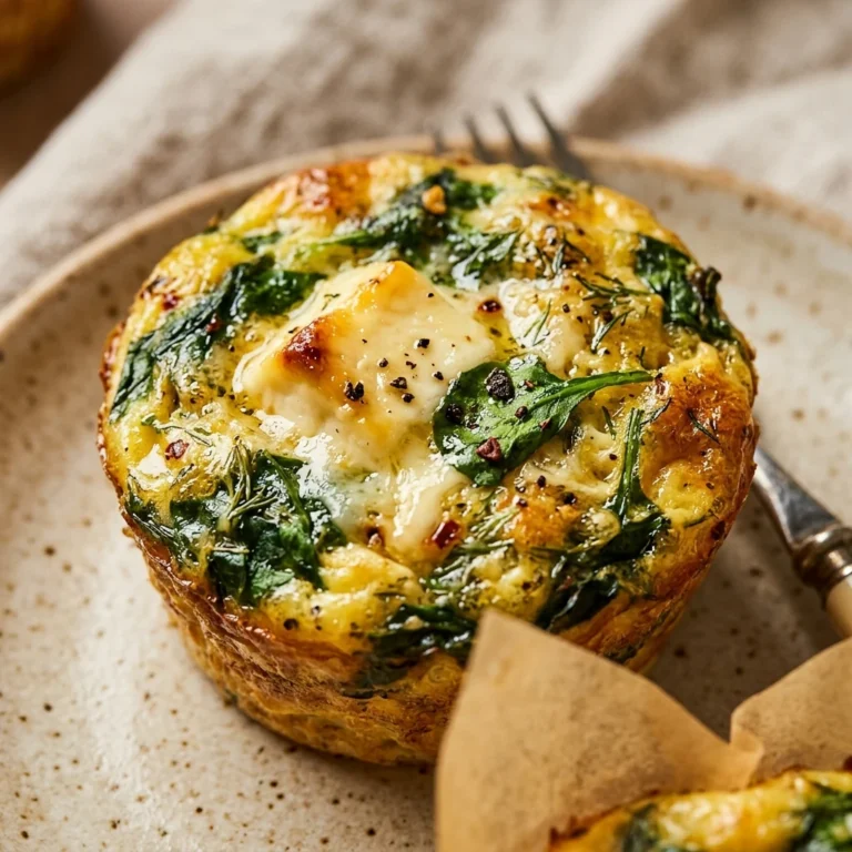 High Protein Suhoor Egg Muffins With Spinach And Feta Meal Prep
