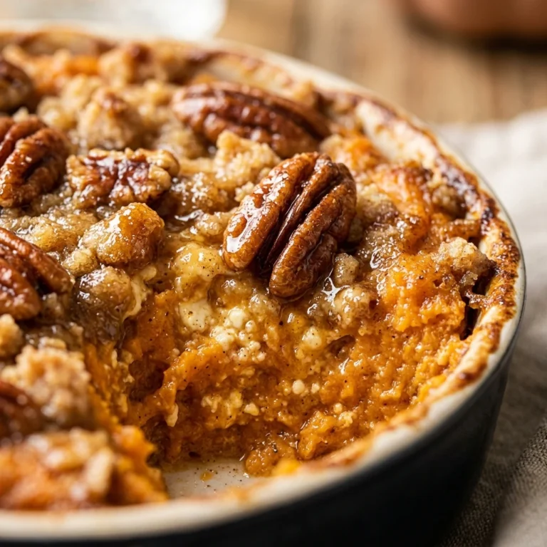 High Protein Sweet Potato Casserole Cottage Cheese Thanksgiving