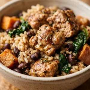 High Protein Turkey Meal 30g+ Easy Macro Friendly Muscle Gain