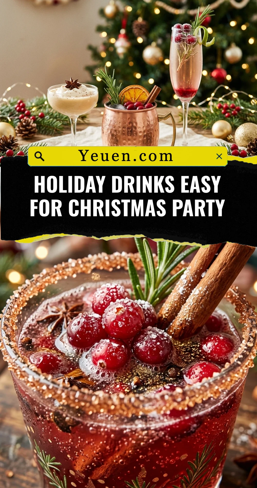 Holiday Drinks Easy For Christmas Party