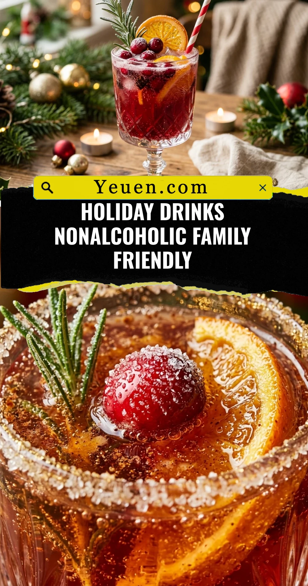 Holiday Drinks Nonalcoholic Family Friendly