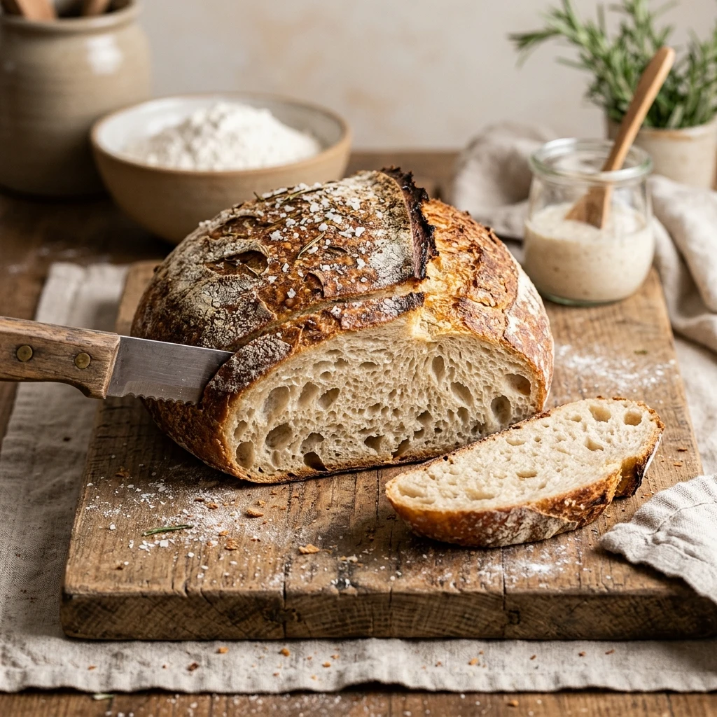 Homemade Bread Easy No Knead Sourdough Quick
