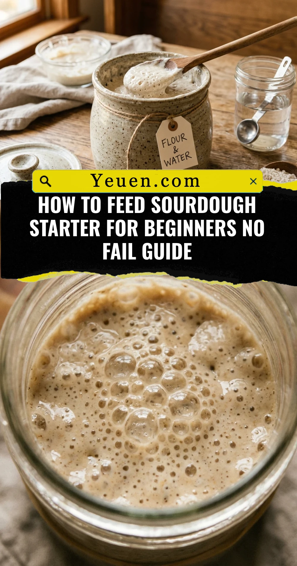 How To Feed Sourdough Starter For Beginners No Fail Guide