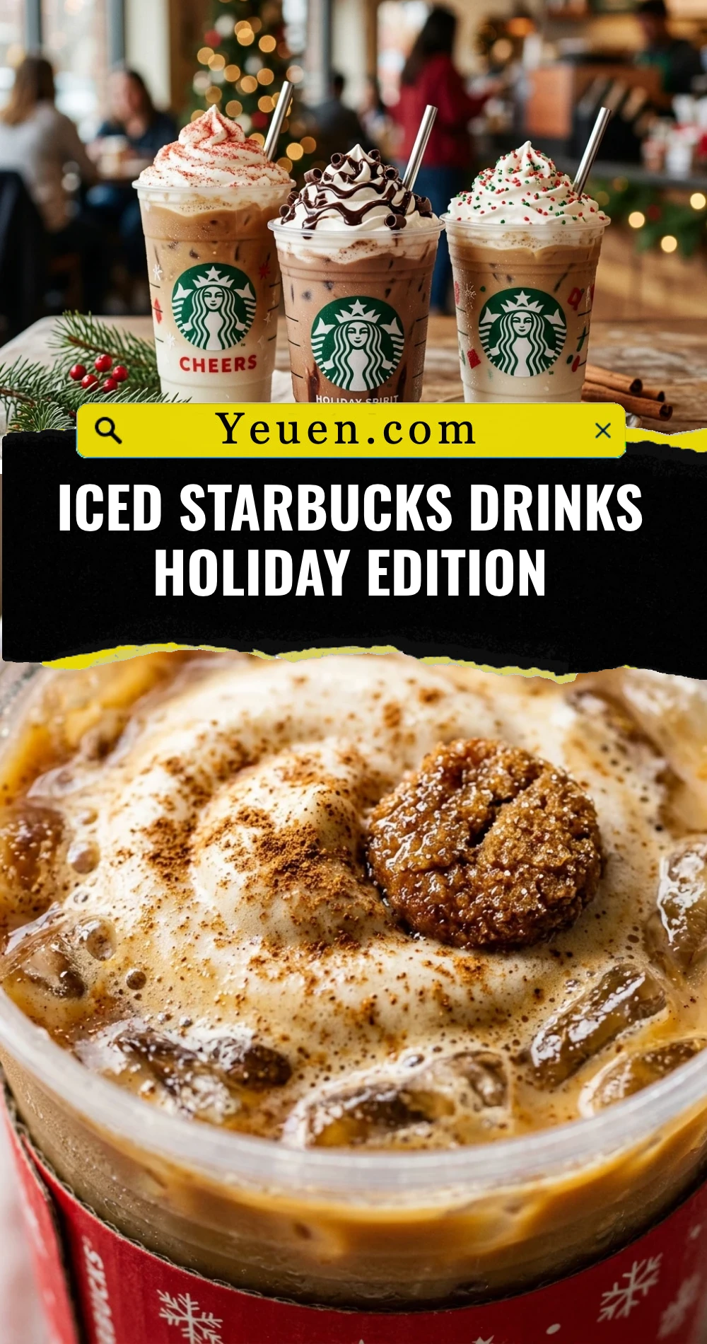 Iced Starbucks Drinks Holiday Edition