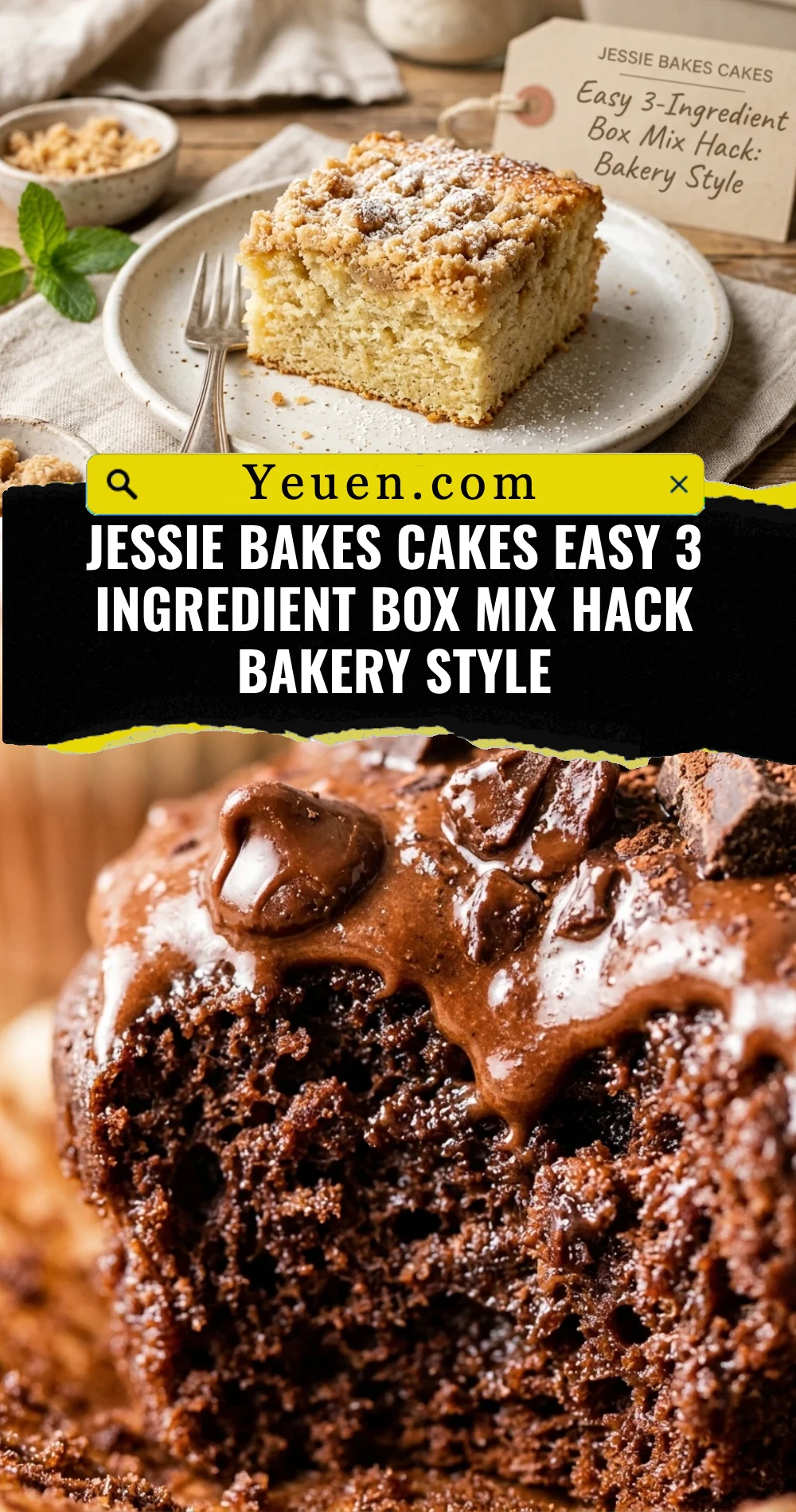 Jessie Bakes Cakes Easy 3 Ingredient Box Mix Hack Bakery Style
