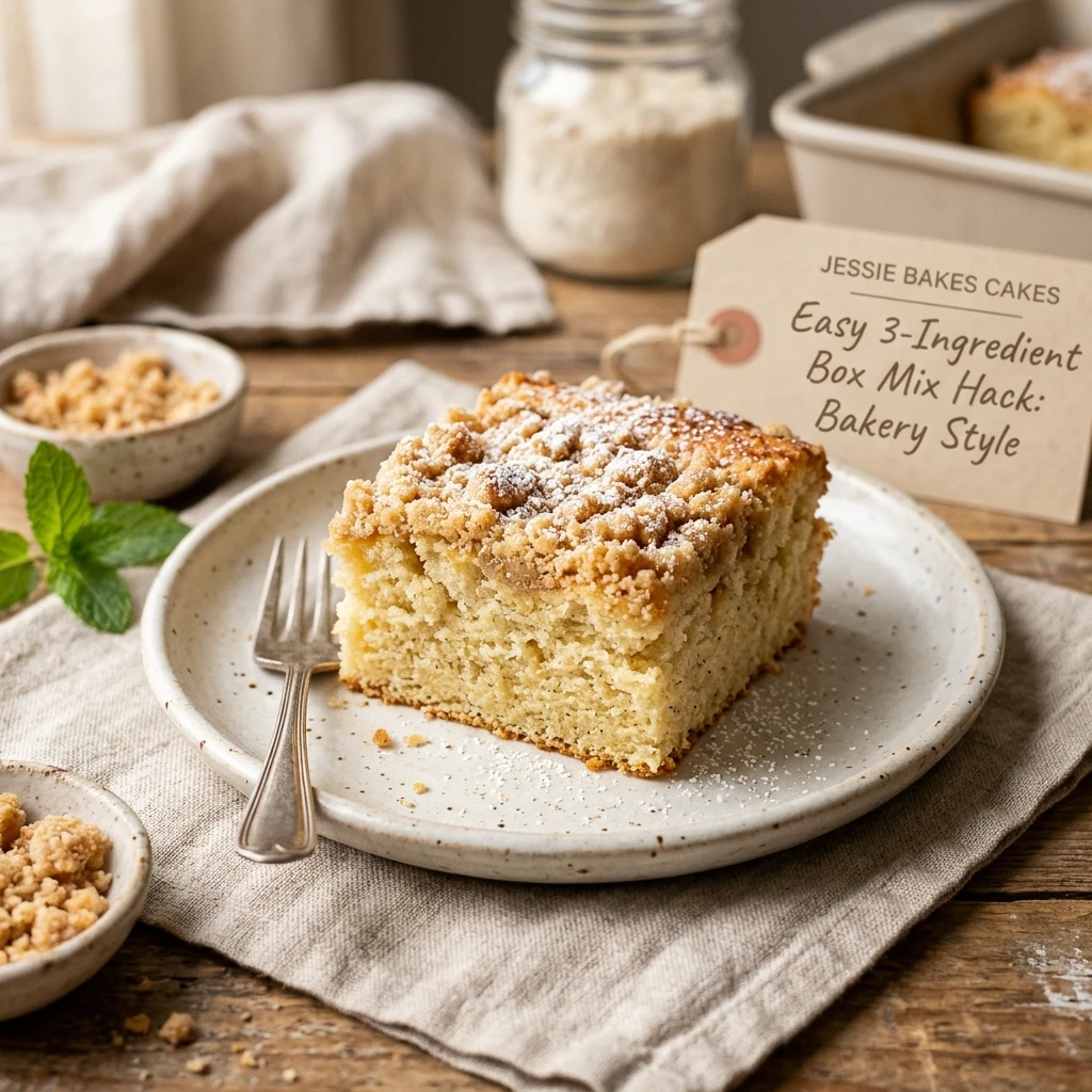 Jessie Bakes Cakes Easy 3 Ingredient Box Mix Hack Bakery Style