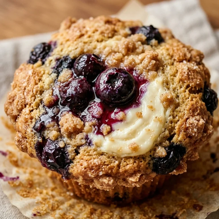 Jumbo Blueberry Cream Cheese Muffins