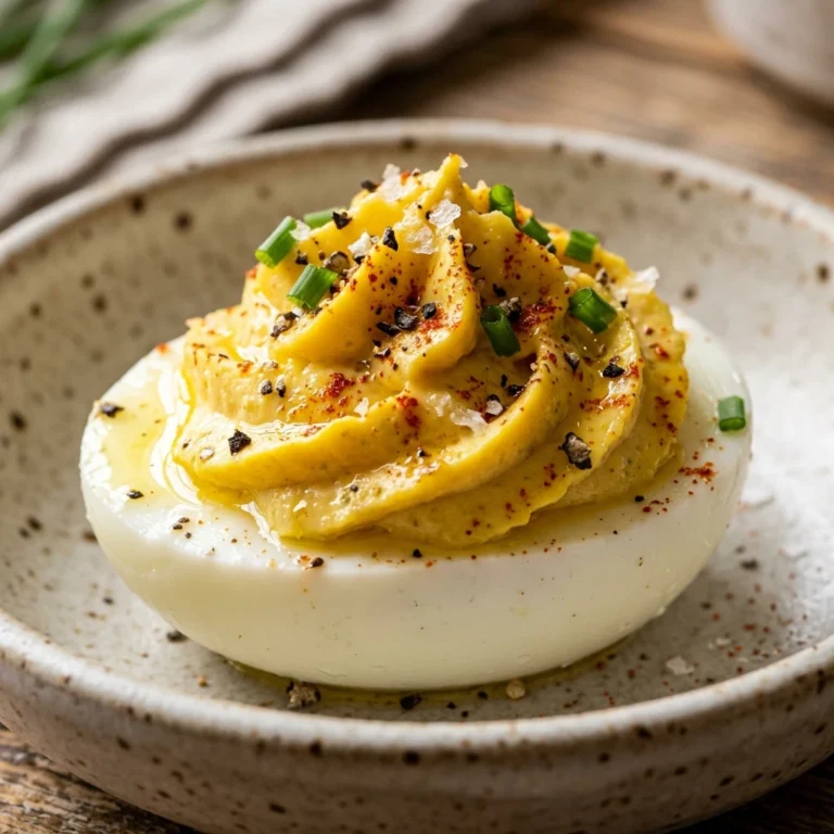 Keto Deviled Eggs No Mayo Viral