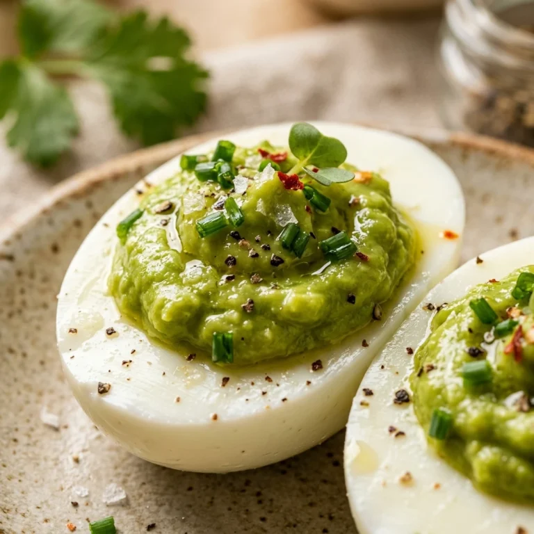 Keto Deviled Eggs With Avocado No Mayo