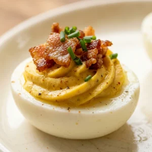 Keto Deviled Eggs With Bacon Keto Friendly