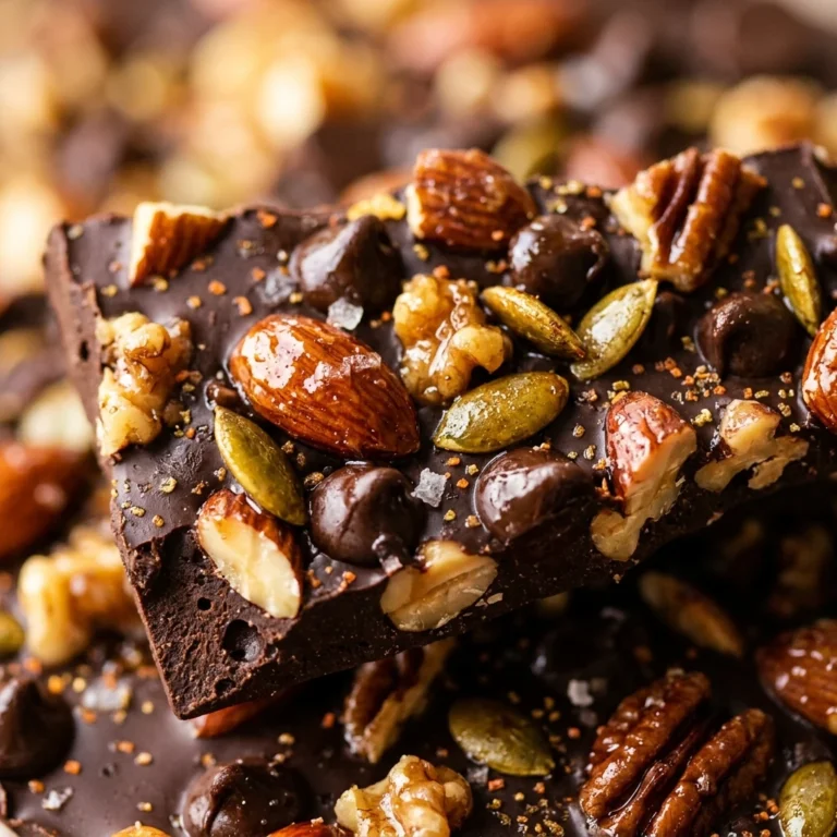 Keto Halloween Candy Bark With Dark Chocolate And Nuts
