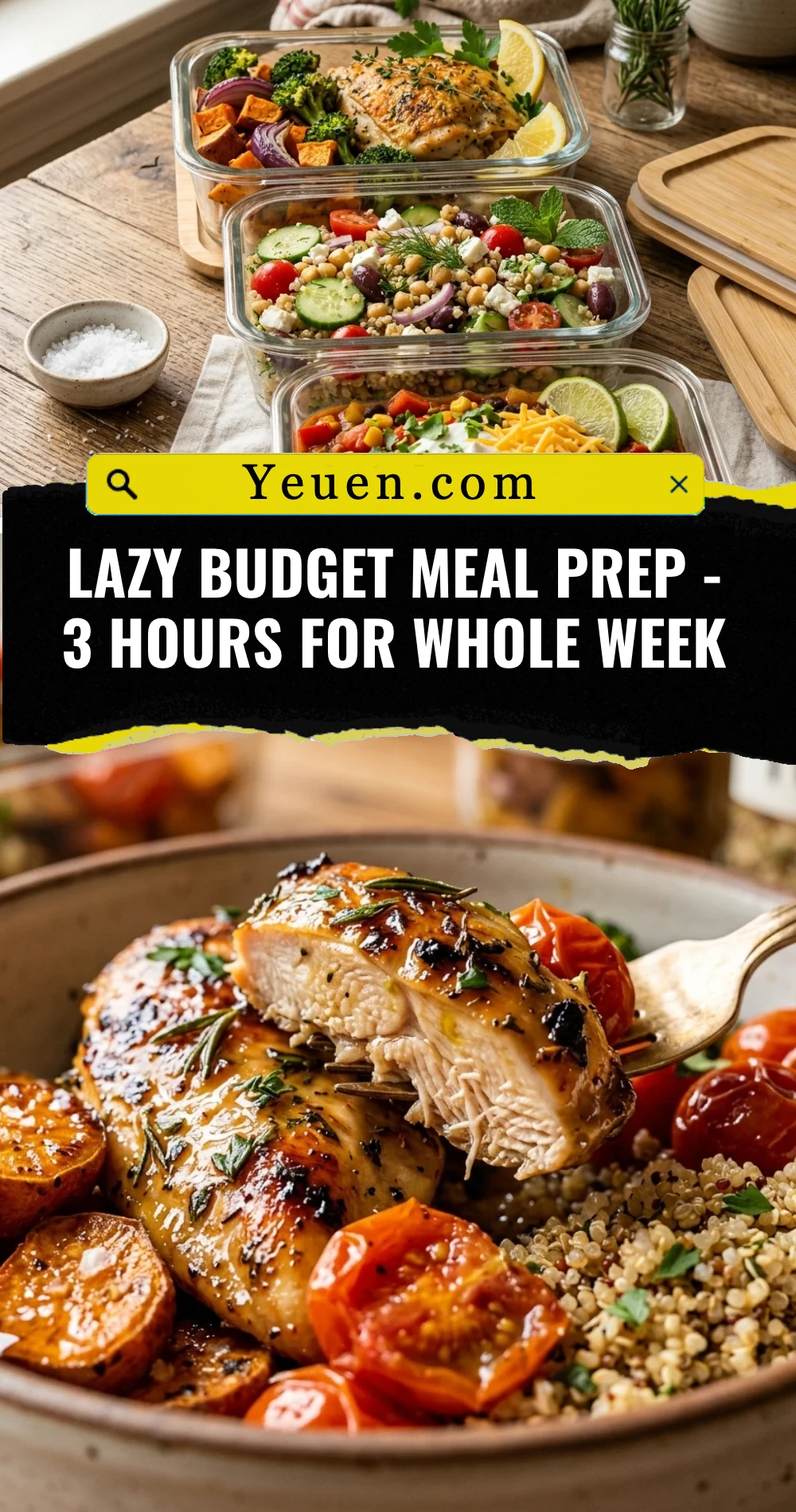 Lazy Budget Meal Prep - 3 Hours For Whole Week