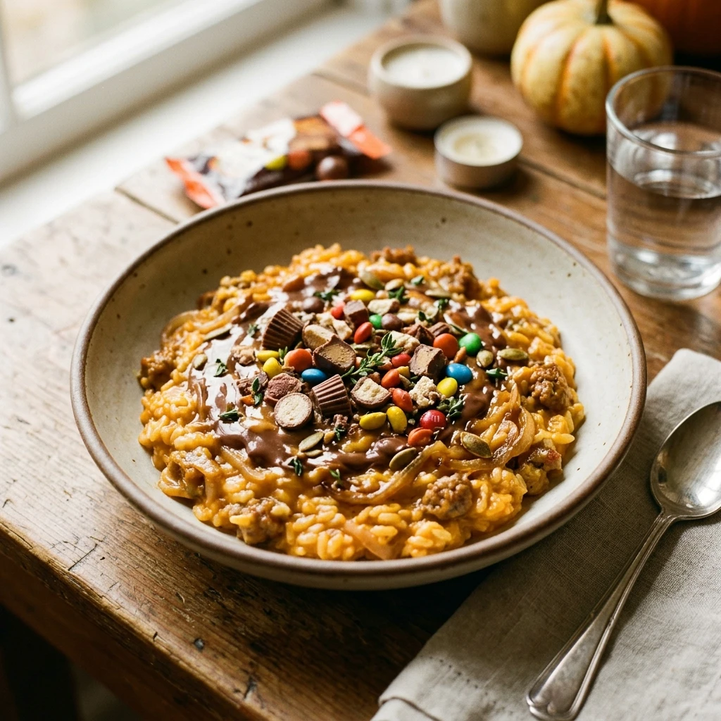 Leftover Halloween Candy Dinner - Next Day Idea