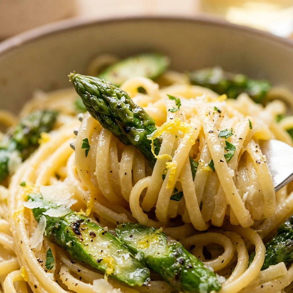 Lemon Asparagus Pasta – Spring Favorite