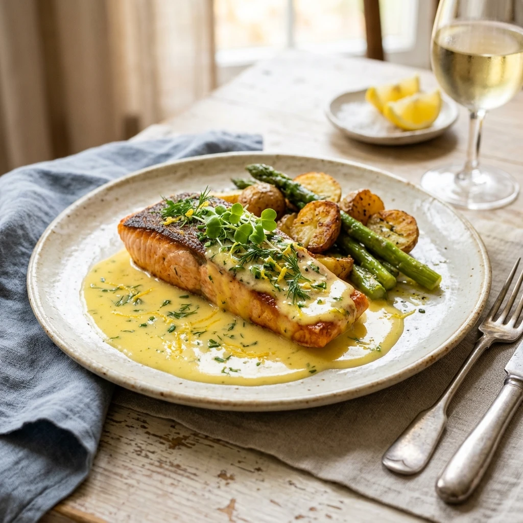 Lemon Beurre Blanc Sauce Easy Zesty Bright