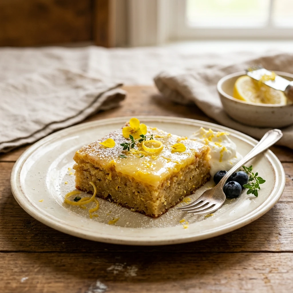 Lemon Brownies Cake Cookie Easy Zesty Bright Dessert