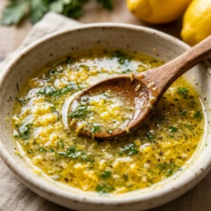 Lemon Dressing Sauce Easy Zesty Bright