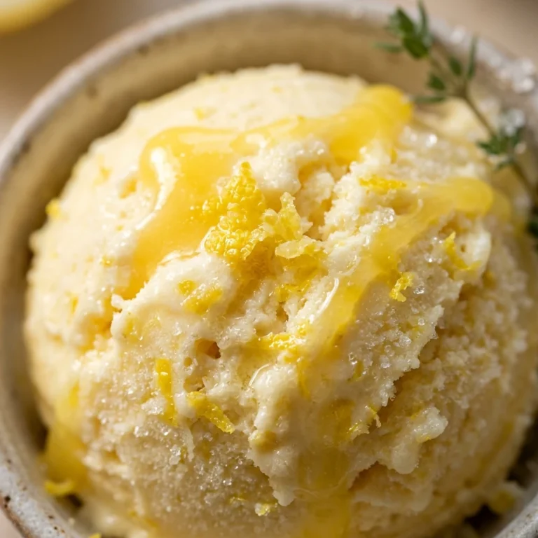 Lemon Ice Cream Dessert Easy Zesty Bright