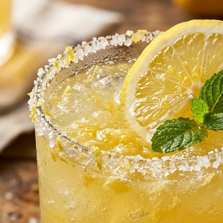 Lemon Margarita Drink Easy Zesty Bright
