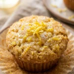 Lemon Muffins Dessert Easy Zesty Bright