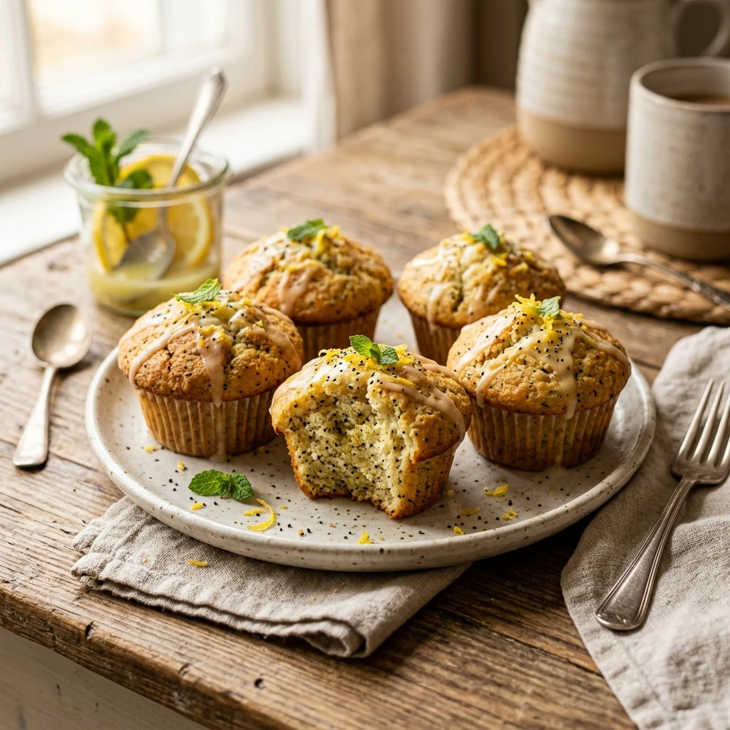 Lemon Poppy Seed Muffins Fresh And Zesty