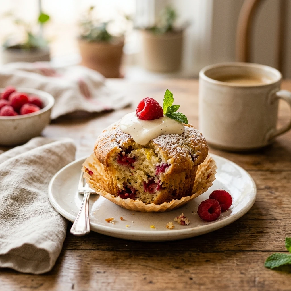 Lemon Raspberry Muffins Perfect For Brunch