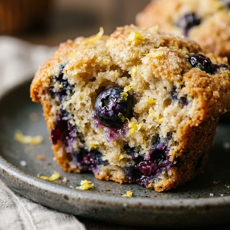 Lemon Ricotta Blueberry Muffins - Ultra Moist