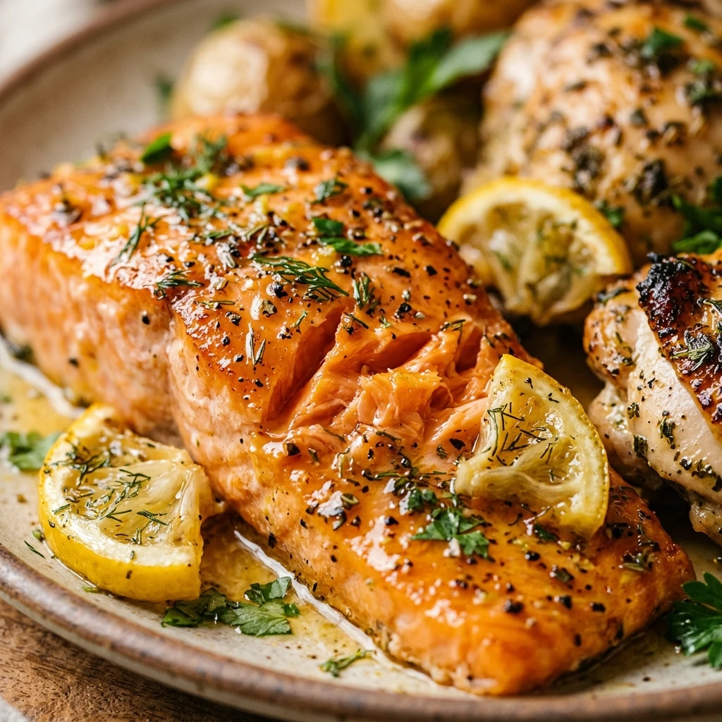 Lemon Salmon Dinner Easy Zesty Bright Chicken