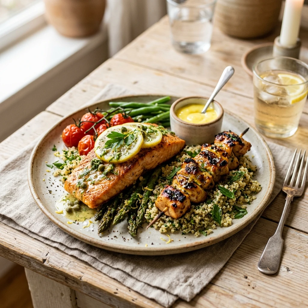 Lemon Salmon Dinner Easy Zesty Bright Chicken